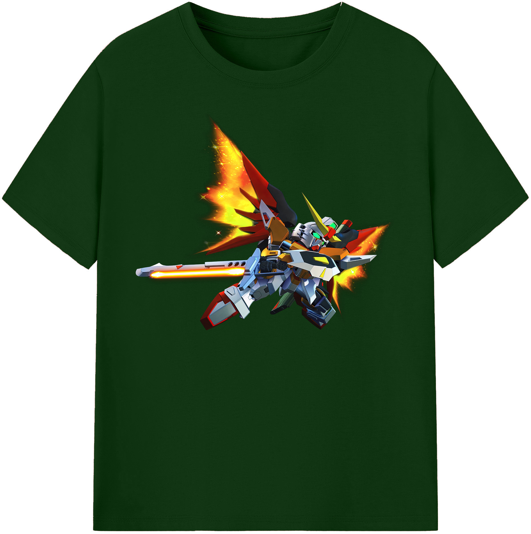 （画像用） 機動戦士ガンダム Mobile Suit Gundam 綿100％半袖Tシャツ（フロントプリント）